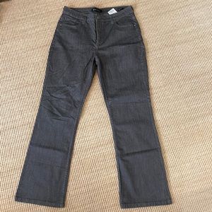 Lee Platinum Label Classic Fit Barely Bootcut Demin Gray grey women 12 Short